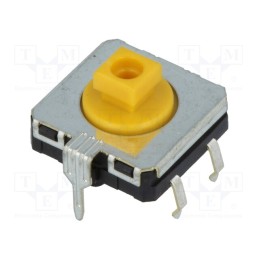 2 pcs x OMRON OCB - B3W-4155 - Microswitch TACT, SPST-NO, Pos: 2, 0.05A/24VDC, THT, none, 3.43N