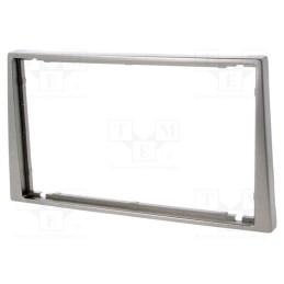 1 pcs x PER.PIC. - MA60002.2/T - Radio frame, Opel,Renault,Suzuki, 2 DIN, dark silver