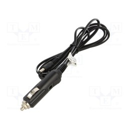1 pcs x Goobay - 12019 - Automotive/main power supply, DC 5,5/2,1 plug, 2.5A, black, 1.8m
