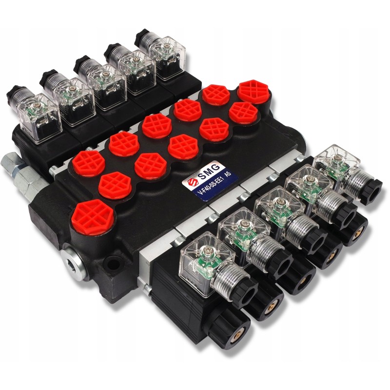 Hydraulic electric distributor 5 sec 40l 24v