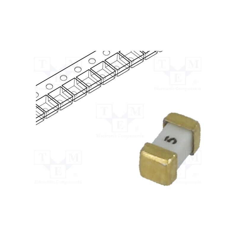 1 pcs x LITTELFUSE - 0458005.DR - Fuse: fuse, ultra rapid, 5A, 32VAC, 75V, 75VDC, SMD, ceramic, 458