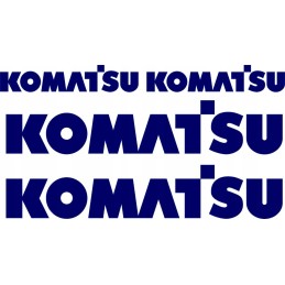 Komatsu stickers set