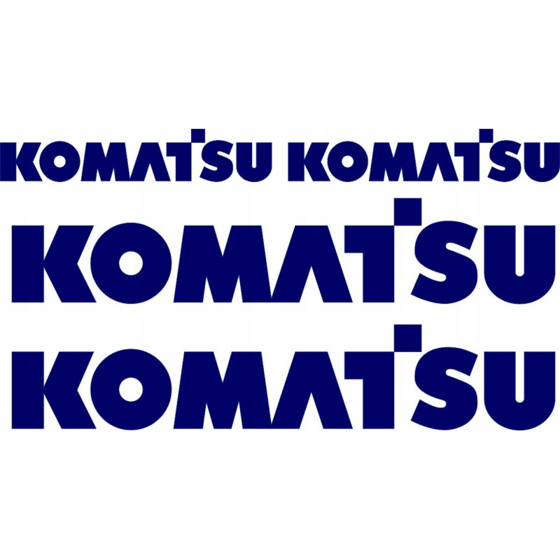 Komatsu stickers set