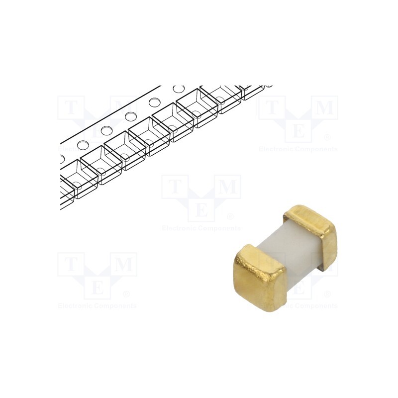 1 pcs x LITTELFUSE - 0458001.DR - Fuse: fuse, ultra rapid, 1A, 48VAC, 75V, 75VDC, SMD, ceramic, 458