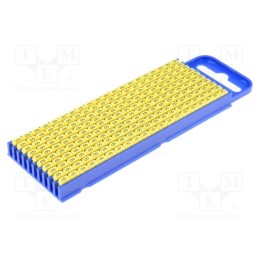 200 pcs x HELLERMANNTYTON - 561-02664 - Markers, Marking: 6, 2.8÷3.8mm, polyamide, yellow, -40÷85°C, WIC