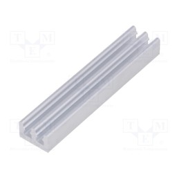 1 pcs x FISCHER ELEKTRONIK - SK 646 50 AL - Heatsink: extruded, grilled, natural, L: 50mm, W: 10mm, H: 6mm, raw