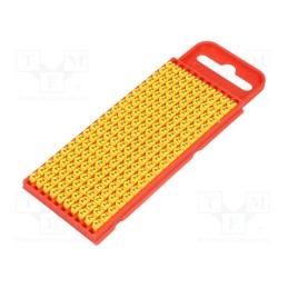 200 pcs x HELLERMANNTYTON - 561-01264 - Markers, Marking: Z, 2÷2.8mm, polyamide, yellow, -40÷85°C, push-in