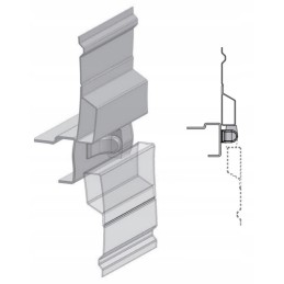 Trailer side hinge, diameter 14, strong, new, VAT