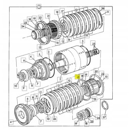 Cva washer in the jcb gearbox
