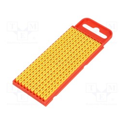 200 pcs x HELLERMANNTYTON - 561-01204 - Markers, Marking: T, 2÷2.8mm, polyamide, yellow, -40÷85°C, push-in