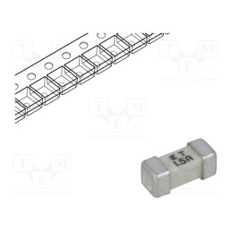 1 pcs x LITTELFUSE - 045401.5MR - Fuse: fuse, time-lag, 1.5A, 125VAC, 125V, 125VDC, SMD, ceramic, 454