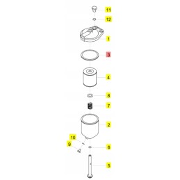 Yanmar separator gasket sv60 a vio50 vio57 6a