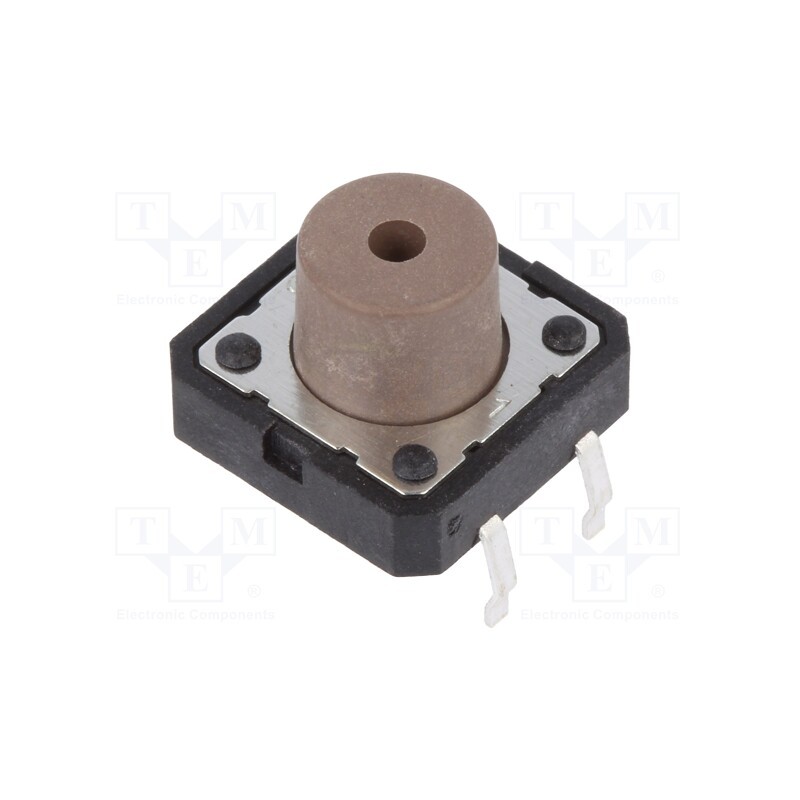 5 pcs x C&K - PTS125SM85-2 LFS - Microswitch TACT, SPST, Pos: 2, 0.05A/12VDC, THT, none, 1.8N, 8.5mm