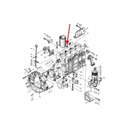 490b 03017 engine block plug