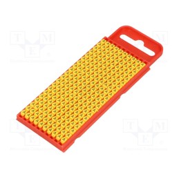 200 pcs x HELLERMANNTYTON - 561-01014 - Markers, Marking: A, 2÷2.8mm, polyamide, yellow, -40÷85°C, push-in