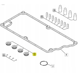 JCB Koarko Charger 3CX injector seal