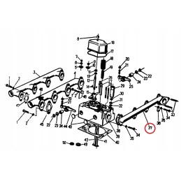Exhaust manifold for Ursus C 360, seals