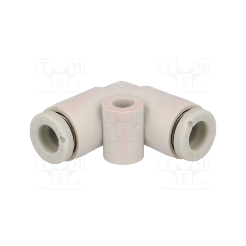 1 pcs x SMC-KQ2L04-00A - Push-in fitting, angled 90°, -1÷10bar, polypropylene, -5÷60°C