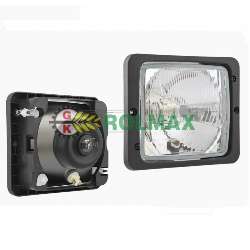 H4 type headlight with frame 172x142 re 22879