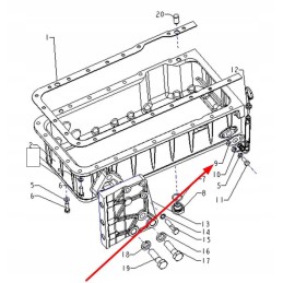 490bt 07303a oil dipstick seal