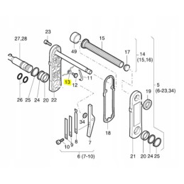 Hatz crank mechanism spring 1d81s 03955900