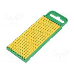 200 pcs x HELLERMANNTYTON - 561-00094 - Markers, Marking: I, 0.8÷2.2mm, polyamide, yellow, -40÷85°C, WIC