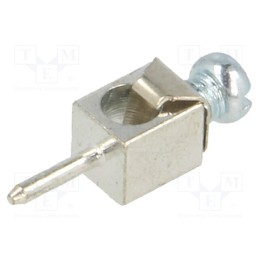2 pcs x KEYSTONE - 8737 - Terminal: screw terminal, THT,screw terminal, silver, straight