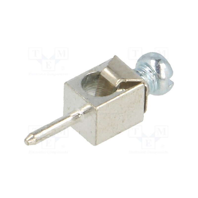 2 pcs x KEYSTONE - 8737 - Terminal: screw terminal, THT,screw terminal, silver, straight
