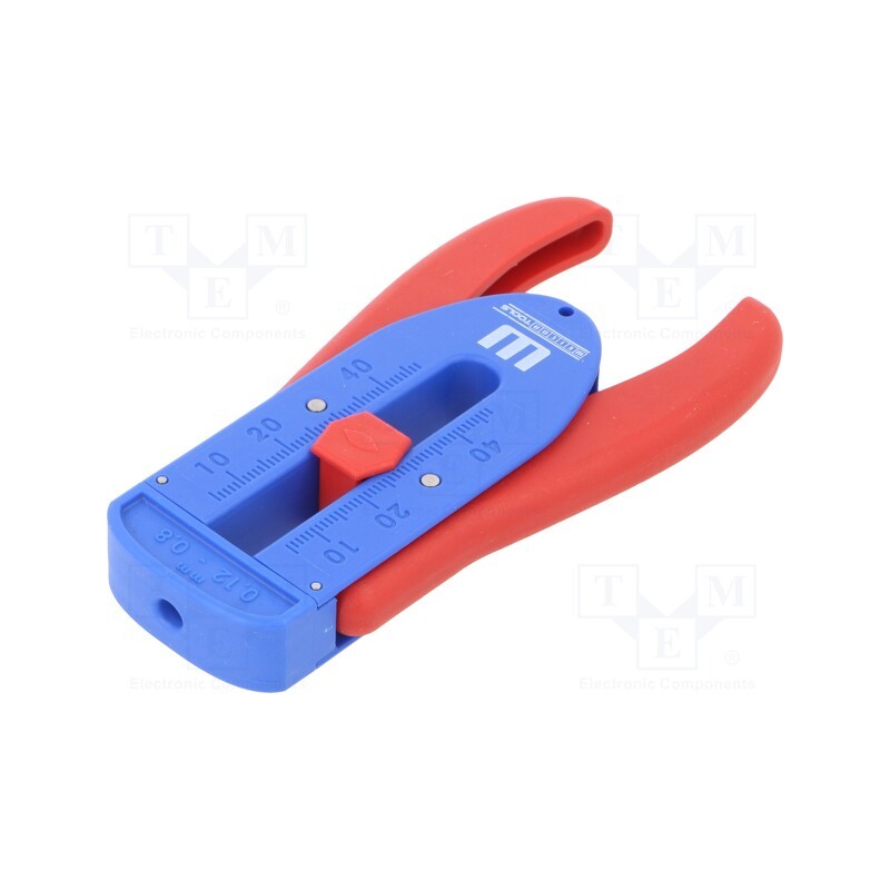 1 pcs x WEICON - PRECISION S - Stripping tool, Øcable: 0.12÷0.8mm, 36AWG÷20AWG, Wire: round