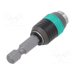 1 pcs x WERA - 5052502001 - Holders for screwdriver bits, Socket: 1/4', Overall len: 50mm