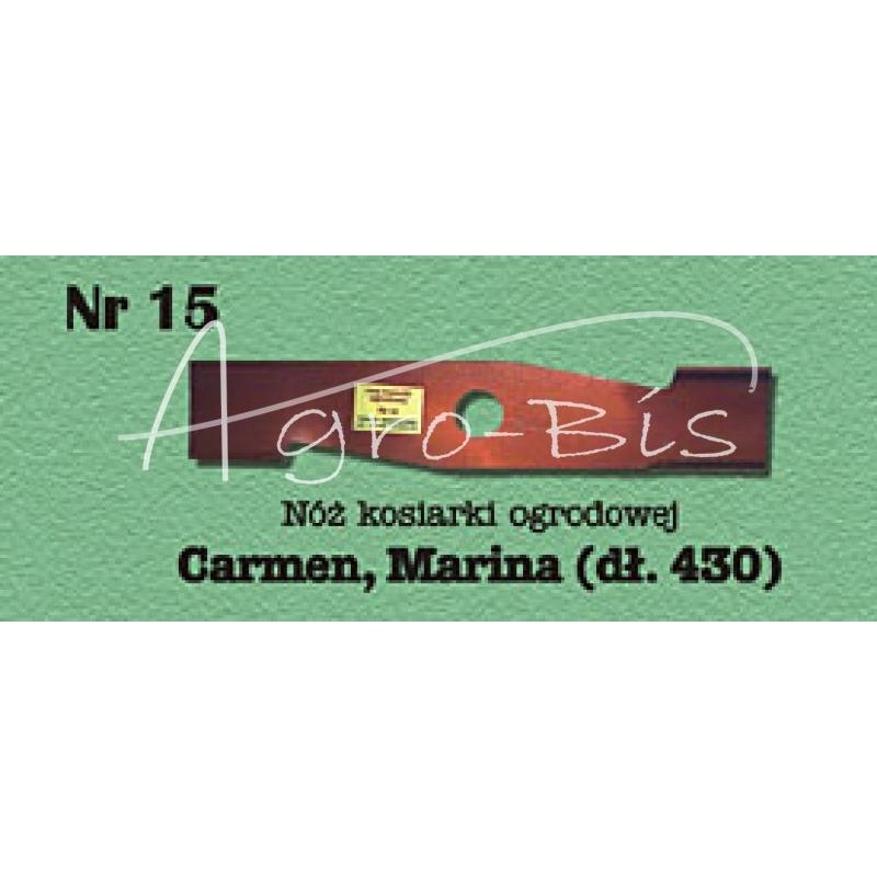 Garden mower blade 15,430mm