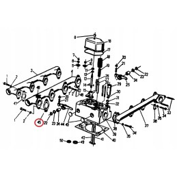 Intake manifold gasket for Ursus C 360 C360