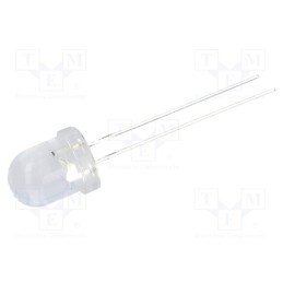 1 pcs x OPTOSUPPLY - OSO5PA8131A-12V - LED, 8mm, orange, 2500÷3500mcd, 30°, Front: convex, 12V