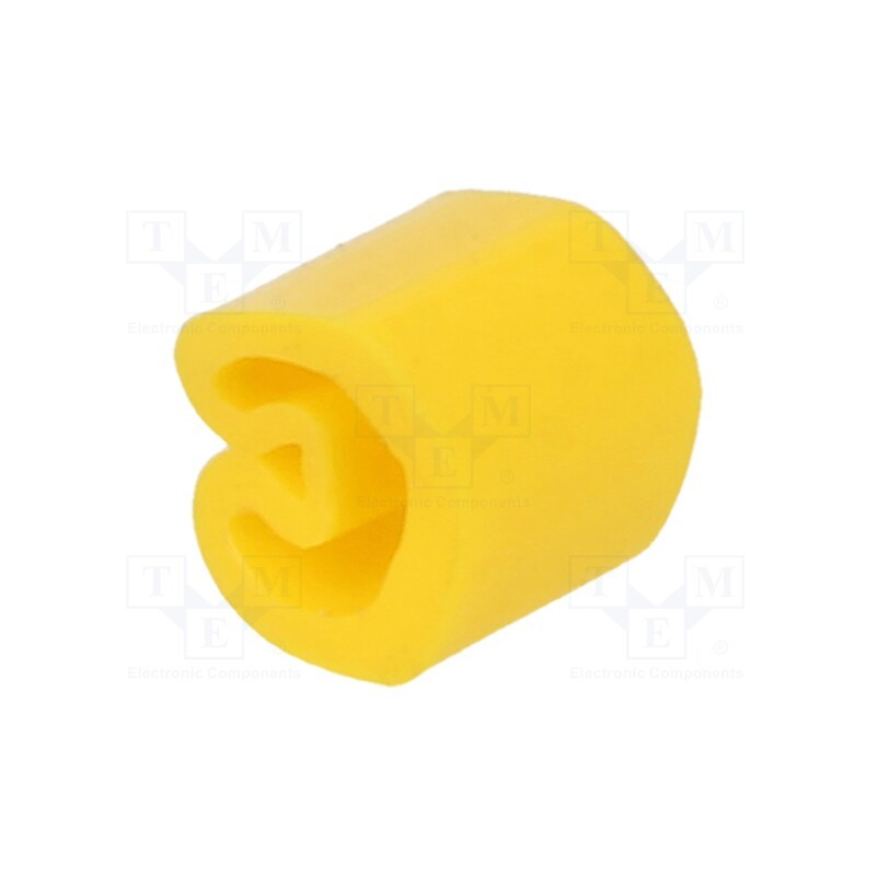 200 pcs x WEIDMu00dcLLER - CLI C 02-3 GE NE MP - Markers, Marking: empty, 1.3÷3mm, PVC, yellow, -30÷80°C, leaded