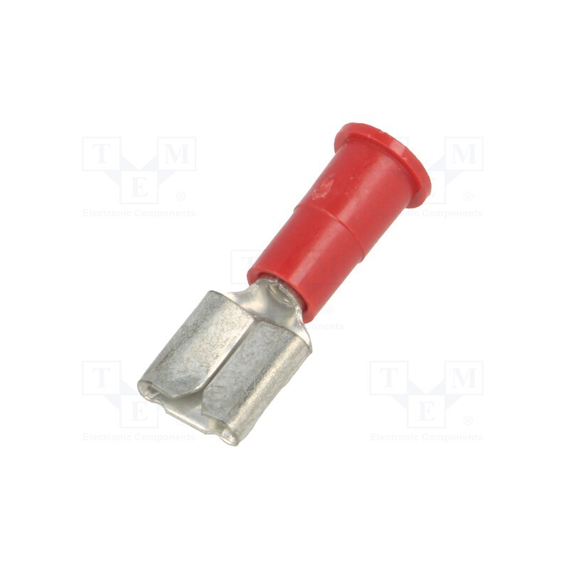 2 pcs x KEYSTONE - 8277 - Terminal: flat, 6.4mm, 0.8mm, female, crimped, for cable, insulated