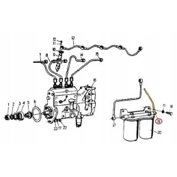 Feed pump cable c 360 46408650