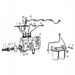 Feed pump cable c 360 46408650