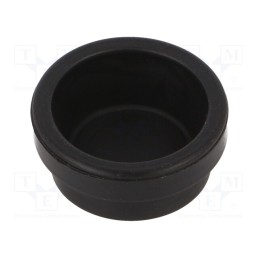 5 pcs x HUMMEL - 1.250.2001.50 - 20mm, plugs, Mat: elastomer, Seal Plug DS, black, -20÷80°C, IP54