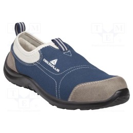 1 set x DELTA PLUS - MIAMISPGB40 - Shoes, Size: 40, grey-blue, cotton,polyester, with metal toecap
