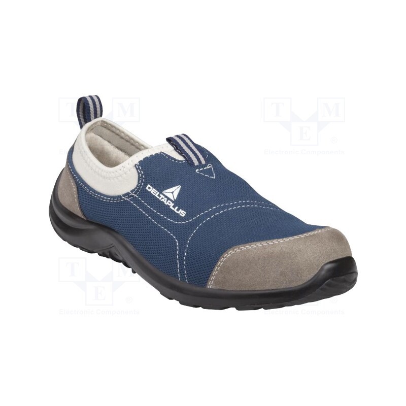 1 set x DELTA PLUS - MIAMISPGB40 - Shoes, Size: 40, grey-blue, cotton,polyester, with metal toecap