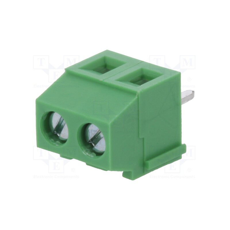 2 pcs x DEGSON ELECTRONICS - DG381-3.81-02P-14-00AH - PCB terminal block, angled 90°, 3.81mm, ways: 2, on PCBs, 1.5mm2