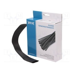 1 rol x BM GROUP - GBS254MNE - Heat shrink sleeve, glueless, 2: 1, 25.4mm, L: 3.5m, polyolefine