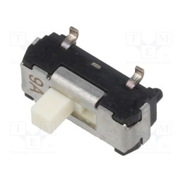 1 pcs x Nidec Copal Electronics - CL-SB-12B-01 - Switch: slide, Pos: 2, SPDT, 0.2A/12VDC, ON-ON, SMT, Leads: straight