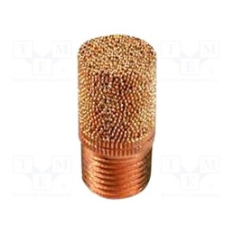 1 pcs x SMC-AN110-01 - Sound suppression silencer, max.10bar, Thread: R 1/8', outside