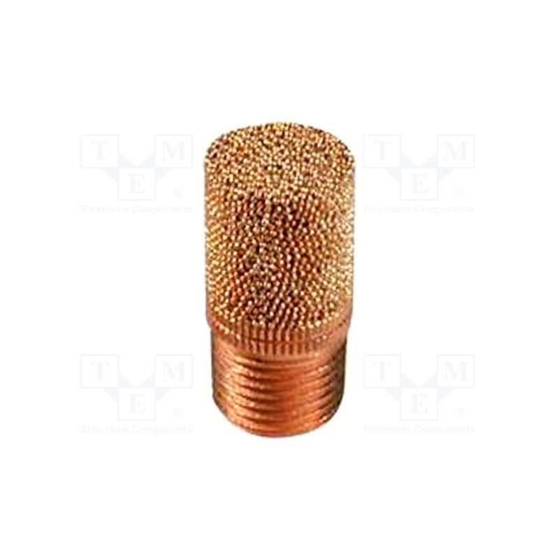 1 pcs x SMC-AN110-01 - Sound suppression silencer, max.10bar, Thread: R 1/8', outside