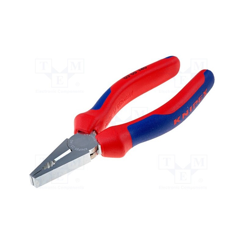 1 pcs x KNIPEX - 03 05 140 - Pliers, universal, 140mm, for bending, gripping and cutting