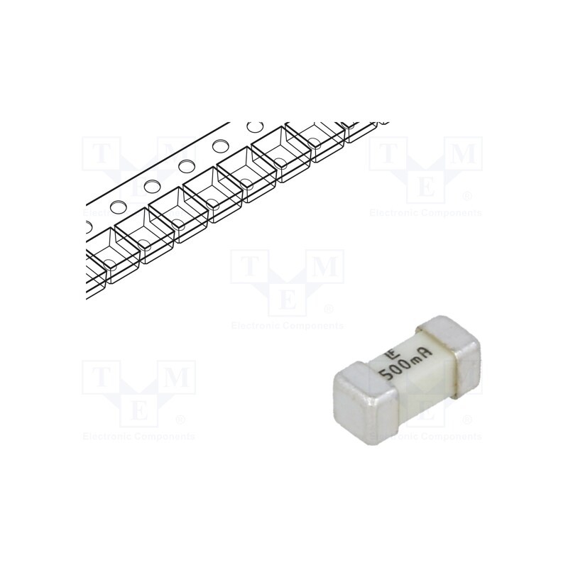 1 pcs x LITTELFUSE - 0453.500MR - Fuse: fuse, ultra rapid, 500mA, 125VAC, 125V, 125VDC, SMD, ceramic
