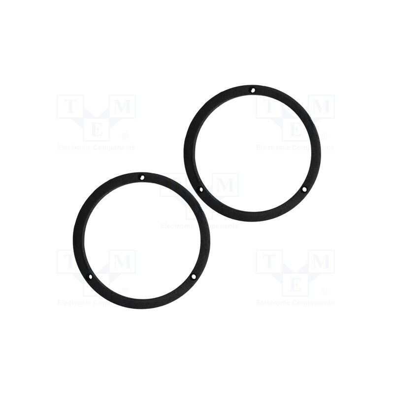1 set x BASSER - DMHOND02 - Spacer ring, MDF, 165mm, Honda, impregnated, 2pcs.