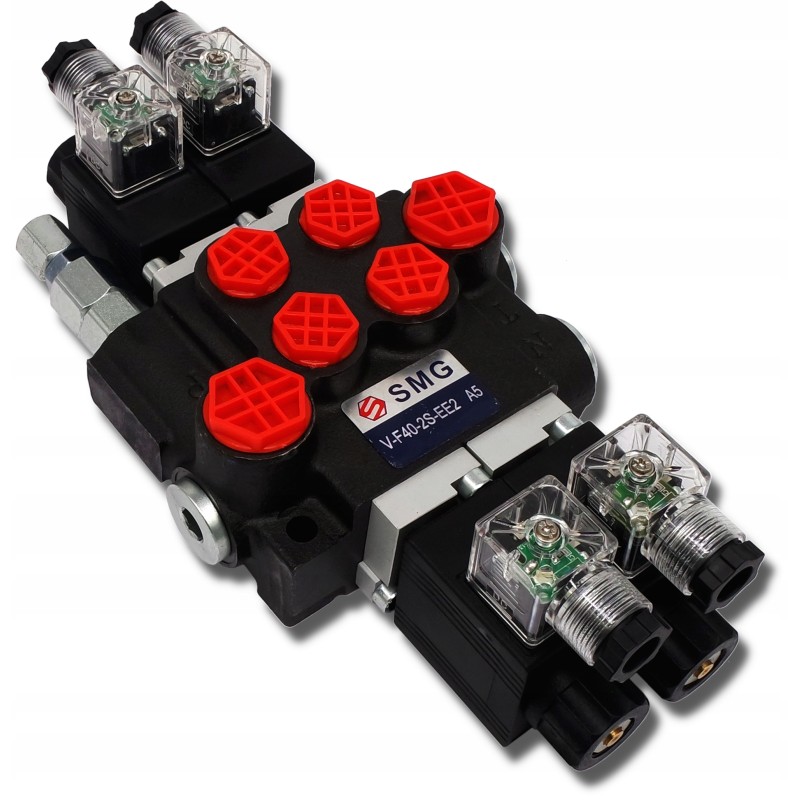 Hydraulic distributor 2 sec 40l electric 24v