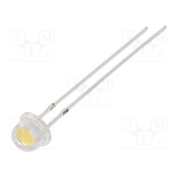 1 pcs x OPTOSUPPLY - OSM79V5PA1A - LED, 4.8mm, white neutral, 4200÷5800mcd, 100°, Front: convex